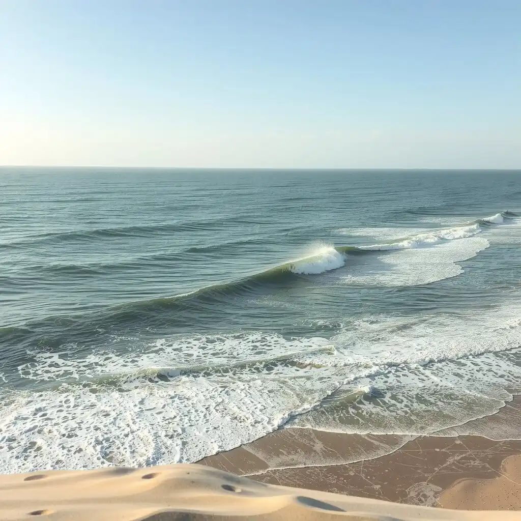 Prévisions de vagues sur la côte