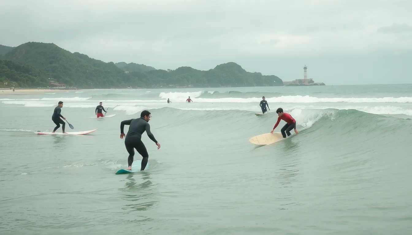 surf au japon